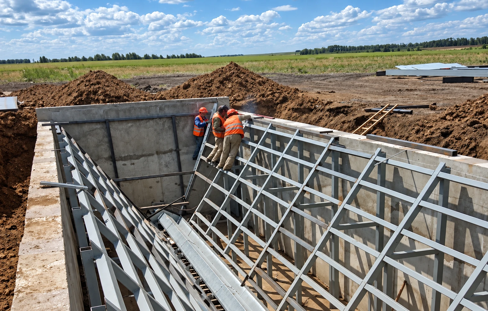 RECEIVING PITS — 6
