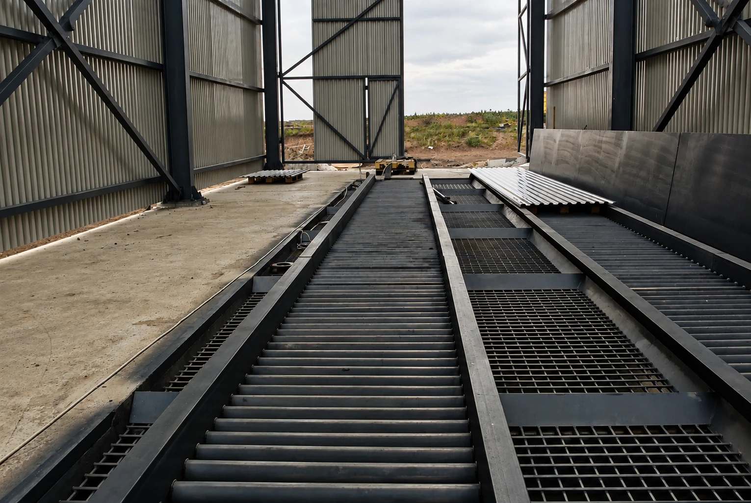 RECEIVING PITS — 8